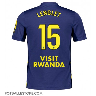 Atletico Madrid Clement Lenglet #15 Bortedrakt 2025-26 Kortermet Atletico Madrid Clement Lenglet #15 Bortedrakt 2025-26 Kortermet